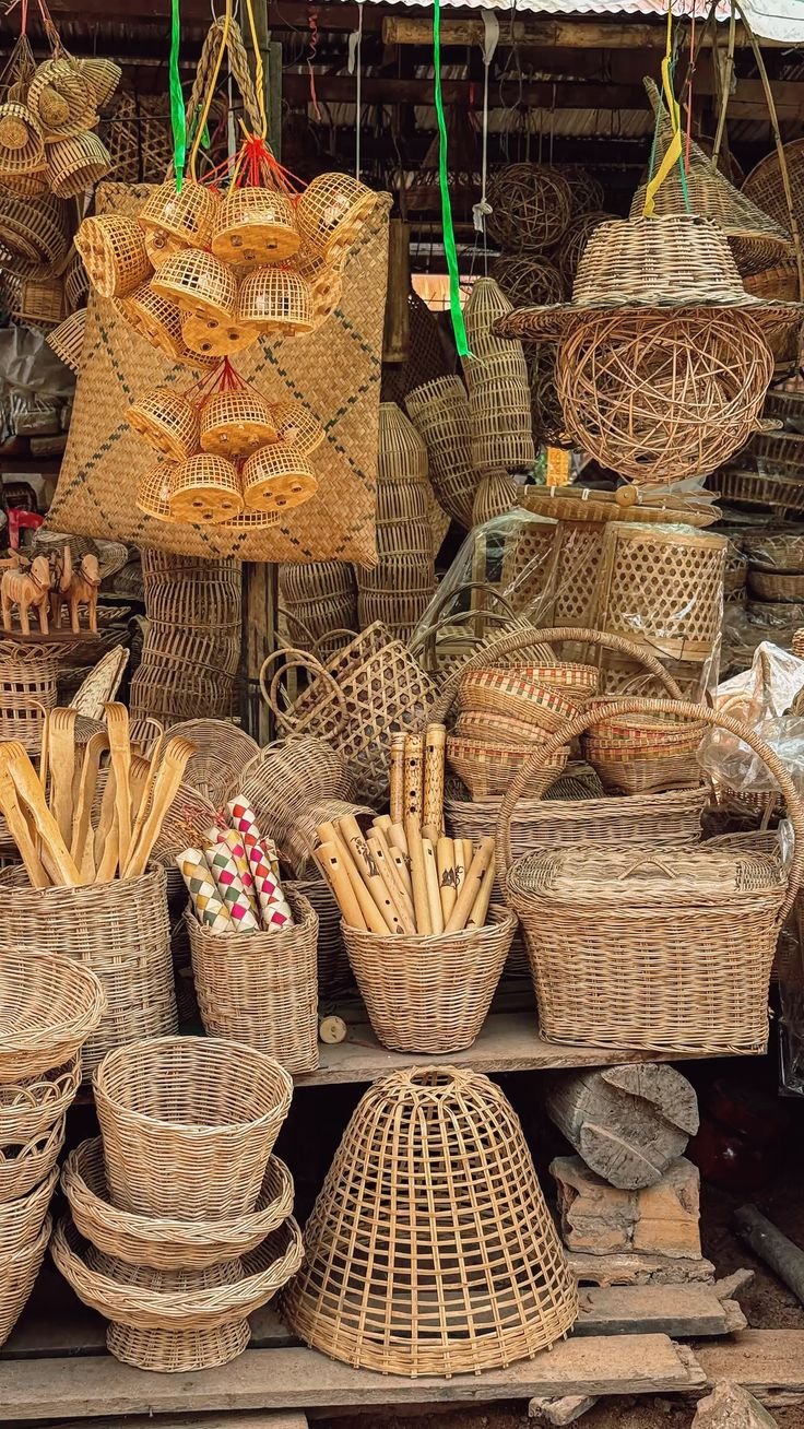 Cane and bamboo craft